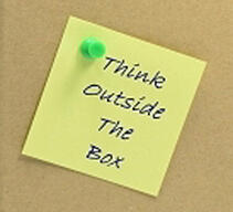 think outside the box for creative PR