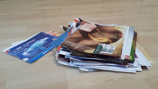 Glamour cut out ads