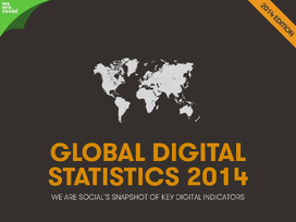 Global Digital Statistics 2014 by We Are Social