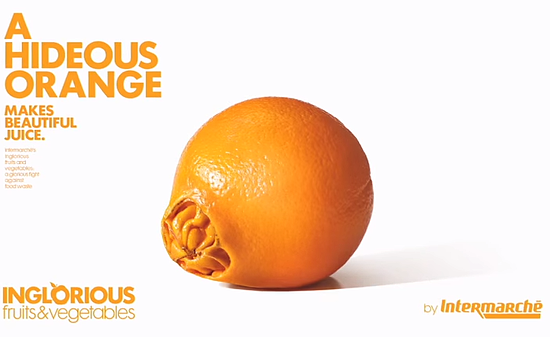 the hideous orange - Intermarche campaign