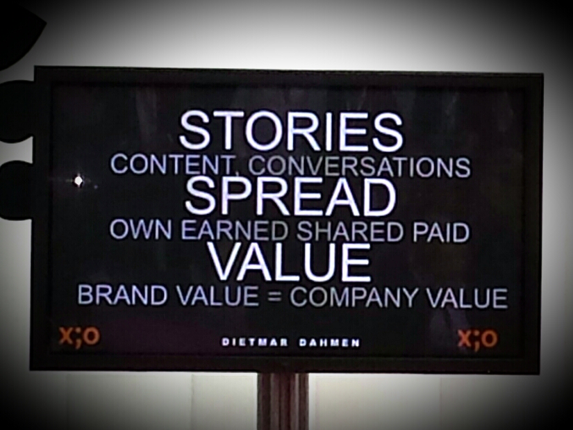 stories spread value #dmexco