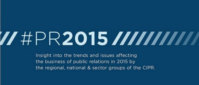 Trend and issues in the PR business in 2015