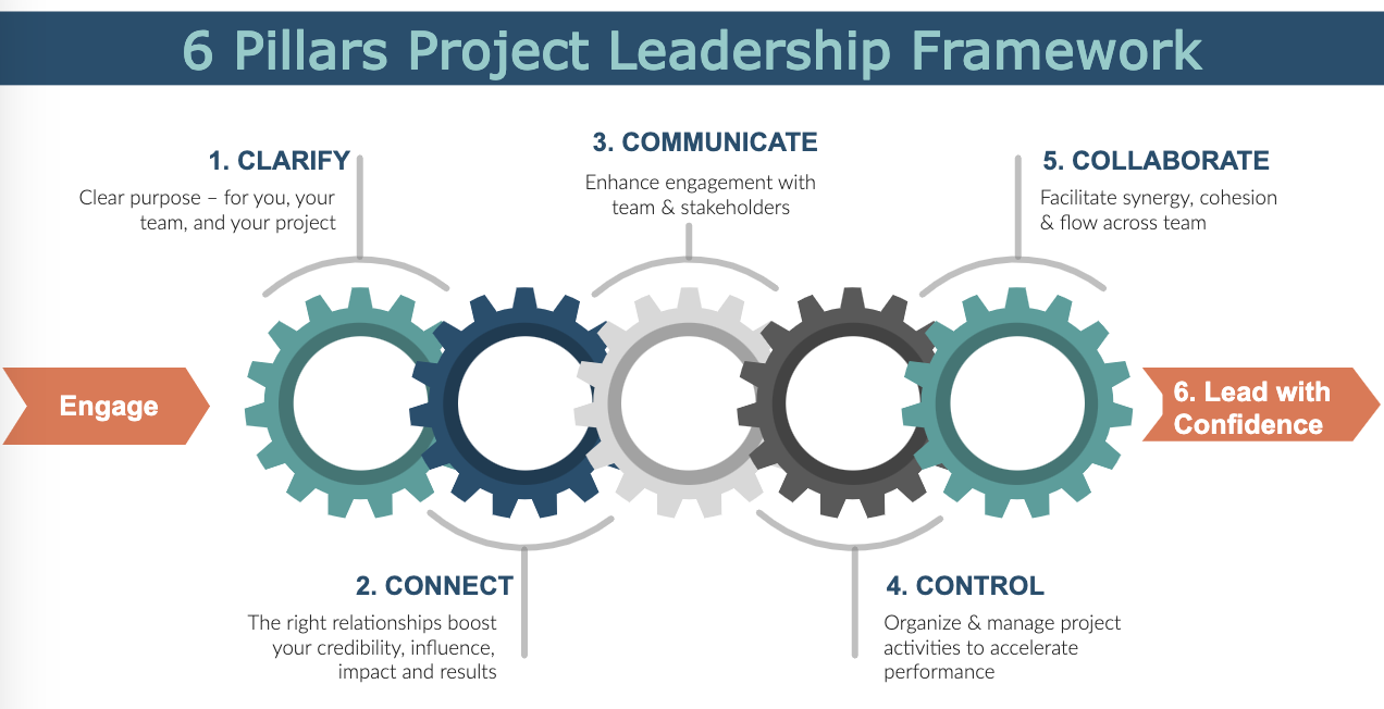 6 pillars project leadership framework