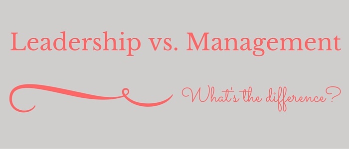 leadership vs management