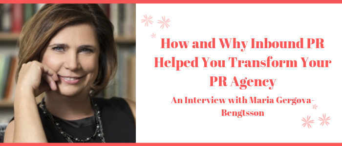 PR agency interview with Maria Gergova-Bengtsson