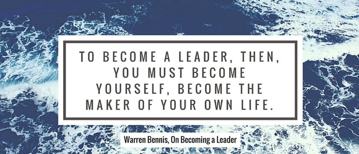 Warren Bennis quote on leadership 